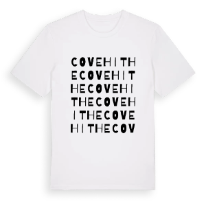 Covehithe ordlek t-shirt – ekologisk bomull t-shirt från Pinshirt