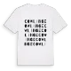 Cowlinge ordlek t-shirt