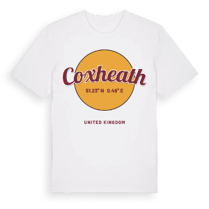 Coxheath cirkel t-shirt – ekologisk bomull t-shirt från Pinshirt