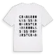 Cranbrook & Sissinghurst ordlek t-shirt