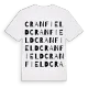 Cranfield ordlek t-shirt