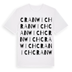 Cranwich ordlek t-shirt – ekologisk bomull t-shirt från Pinshirt