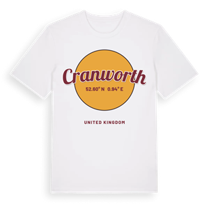Cranworth cirkel t-shirt – ekologisk bomull t-shirt från Pinshirt