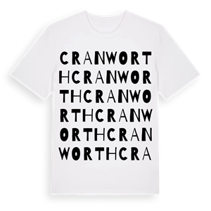 Cranworth ordlek t-shirt – ekologisk bomull t-shirt från Pinshirt