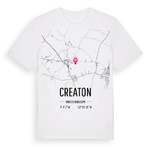 Creaton karta t-shirt – ekologisk bomull t-shirt från Pinshirt