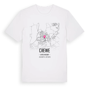 Crewe karta t-shirt – ekologisk bomull t-shirt från Pinshirt