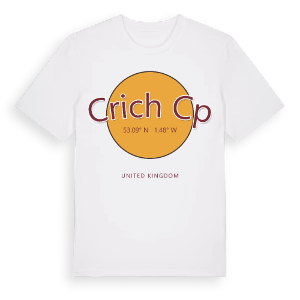 Crich CP cirkel t-shirt – ekologisk bomull t-shirt från Pinshirt