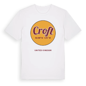 Croft cirkel t-shirt – ekologisk bomull t-shirt från Pinshirt