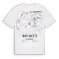 Croft-on-Tees karta t-shirt