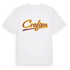 Crofton baseball t-shirt – ekologisk bomull t-shirt från Pinshirt