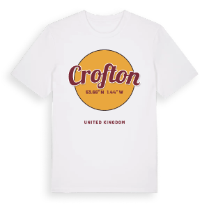 Crofton cirkel t-shirt – ekologisk bomull t-shirt från Pinshirt