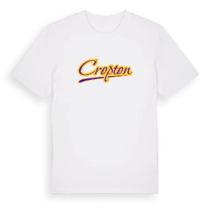 Cropton baseball t-shirt – ekologisk bomull t-shirt från Pinshirt