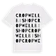 Cropwell Bishop ordlek t-shirt