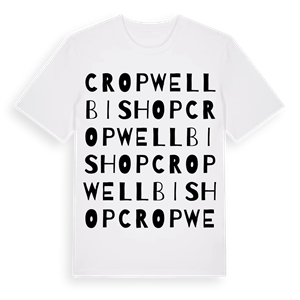 Cropwell Bishop ordlek t-shirt – ekologisk bomull t-shirt från Pinshirt