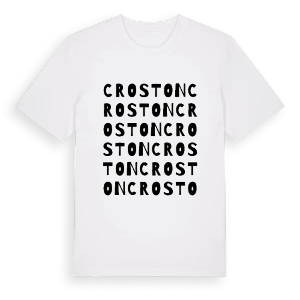 Croston ordlek t-shirt – ekologisk bomull t-shirt från Pinshirt