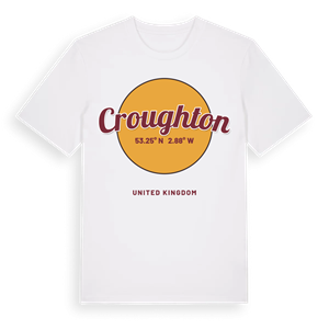 Croughton cirkel t-shirt – ekologisk bomull t-shirt från Pinshirt