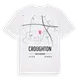 Croughton karta t-shirt