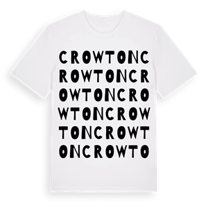 Crowton ordlek t-shirt – ekologisk bomull t-shirt från Pinshirt