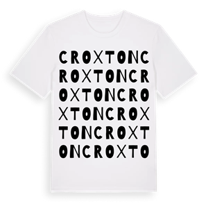 Croxton ordlek t-shirt – ekologisk bomull t-shirt från Pinshirt