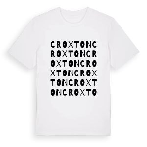 Croxton ordlek t-shirt – ekologisk bomull t-shirt från Pinshirt