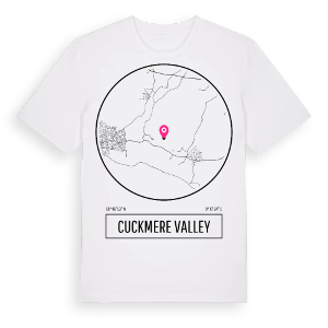 Cuckmere Valley t-shirt – ekologisk bomull t-shirt från Pinshirt