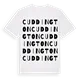 Cuddington ordlek t-shirt