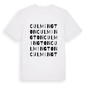 Culmington ordlek t-shirt – ekologisk bomull t-shirt från Pinshirt