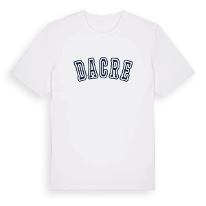 Dacre college t-shirt – ekologisk bomull t-shirt från Pinshirt