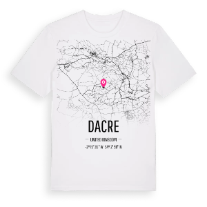 Dacre karta t-shirt – ekologisk bomull t-shirt från Pinshirt