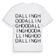 Dallinghoo ordlek t-shirt