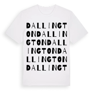 Dallington ordlek t-shirt – ekologisk bomull t-shirt från Pinshirt