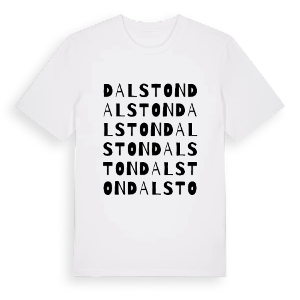 Dalston ordlek t-shirt – ekologisk bomull t-shirt från Pinshirt