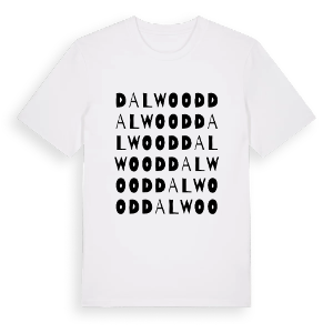 Dalwood ordlek t-shirt – ekologisk bomull t-shirt från Pinshirt