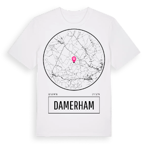 Damerham t-shirt – ekologisk bomull t-shirt från Pinshirt