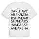 Darsham ordlek t-shirt