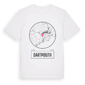 Dartmouth t-shirt – ekologisk bomull t-shirt från Pinshirt