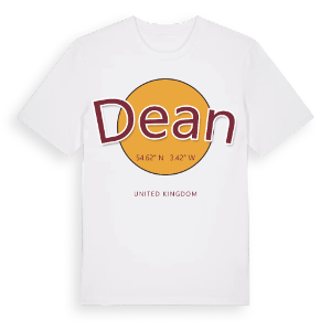 Dean cirkel t-shirt – ekologisk bomull t-shirt från Pinshirt