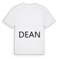 Jag älskar Dean t-shirt stort tryck