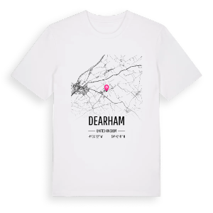 Dearham karta t-shirt – ekologisk bomull t-shirt från Pinshirt