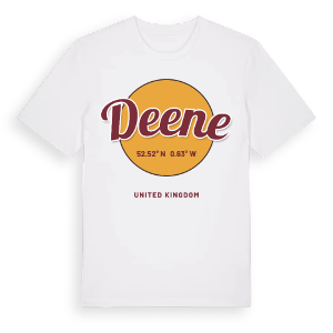 Deene cirkel t-shirt – ekologisk bomull t-shirt från Pinshirt
