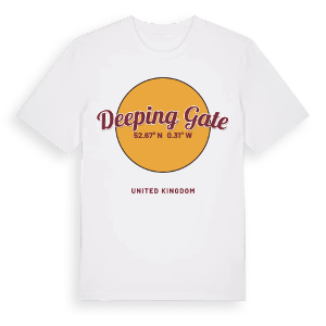 Deeping Gate cirkel t-shirt – ekologisk bomull t-shirt från Pinshirt