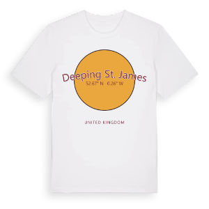 Deeping St. James cirkel t-shirt – ekologisk bomull t-shirt från Pinshirt