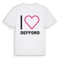 Jag älskar Defford t-shirt stort tryck