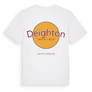 Deighton cirkel t-shirt – ekologisk bomull t-shirt från Pinshirt
