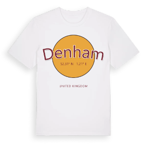 Denham cirkel t-shirt – ekologisk bomull t-shirt från Pinshirt