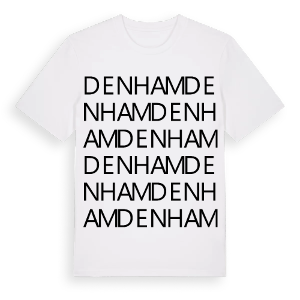 Denham ordlek t-shirt – ekologisk bomull t-shirt från Pinshirt