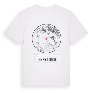 Denny Lodge t-shirt – ekologisk bomull t-shirt från Pinshirt