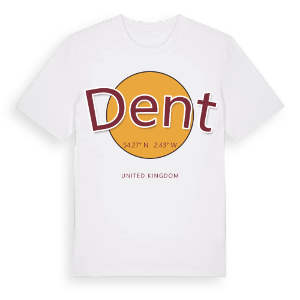 Dent cirkel t-shirt – ekologisk bomull t-shirt från Pinshirt
