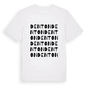 Denton ordlek t-shirt – ekologisk bomull t-shirt från Pinshirt