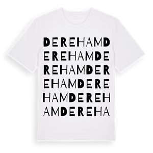 Dereham ordlek t-shirt – ekologisk bomull t-shirt från Pinshirt
